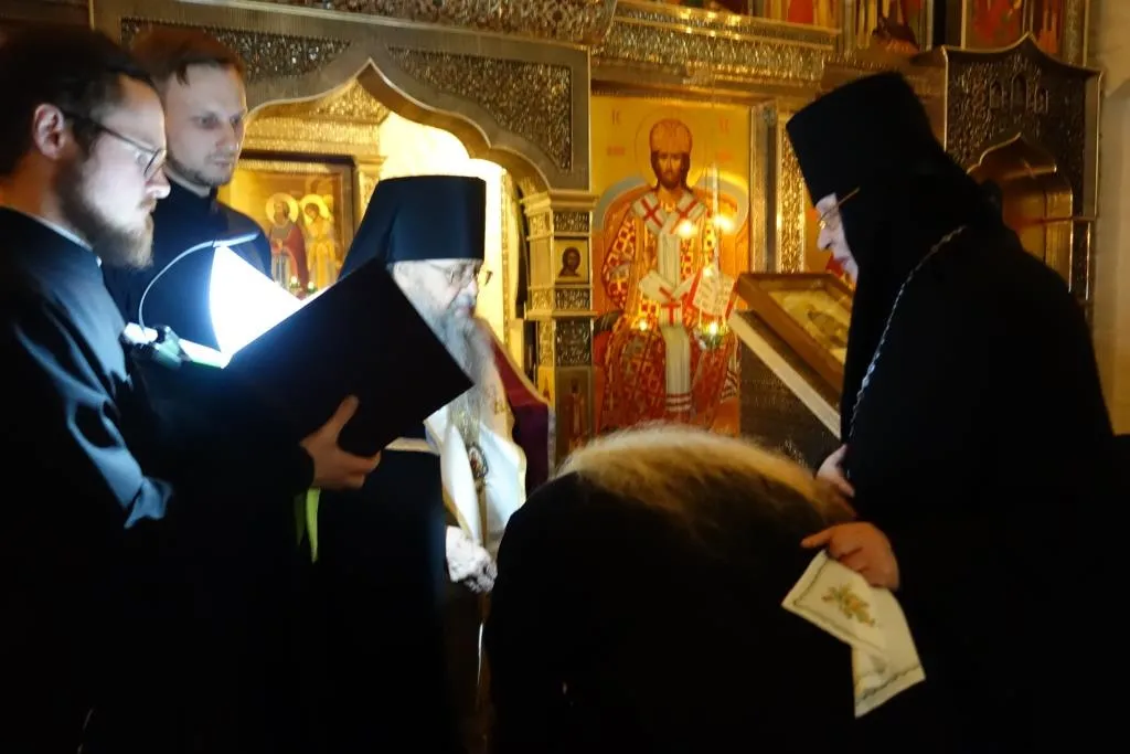 Епископ Алексий совершил иноческий постриг в Богородице-Рождественском монастыре г. Москвы