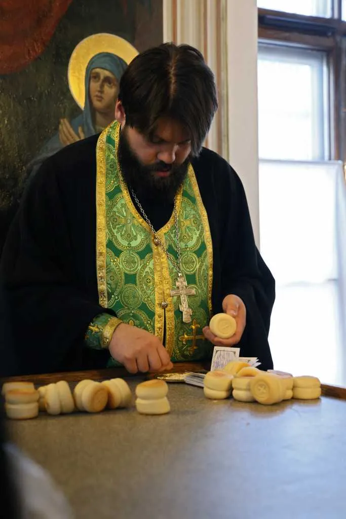 В Неделю сыропустную, день памяти благоверного князя Даниила Московского, Святейший Патриарх Кирилл совершил Литургию в Даниловом ставропигиальном монастыре