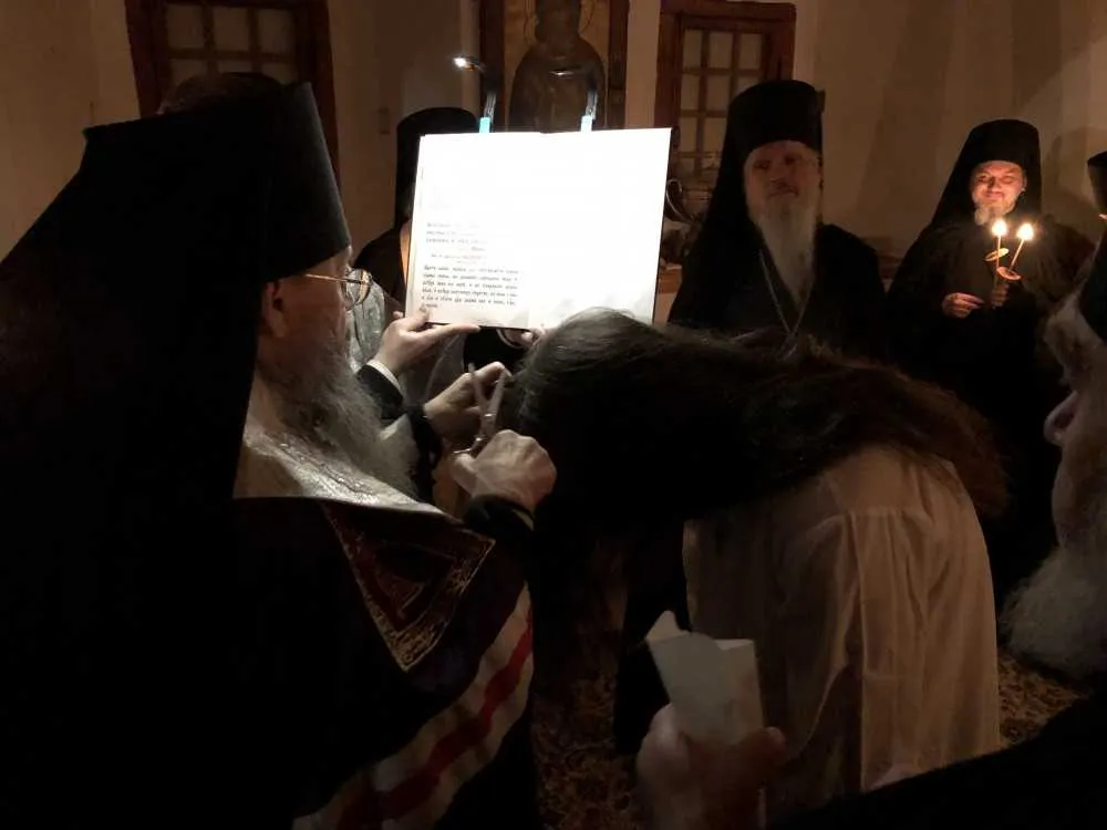 В Даниловом монастыре совершен монашеский постриг
