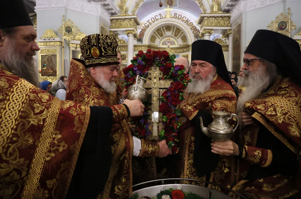 Обитель князя Даниила встретила праздник Воздвижения Честного и Животворящего Креста Господня