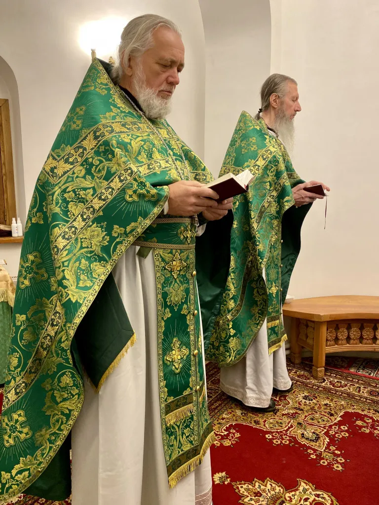 В день памяти преп. Симеона Столпника епископ Алексий совершил Божественную Литургию в Даниловом монастыре