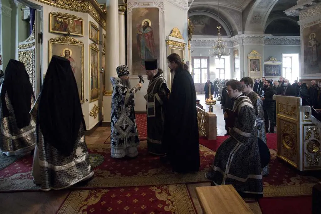 Литургия Преждеосвященных Даров в Даниловой обители