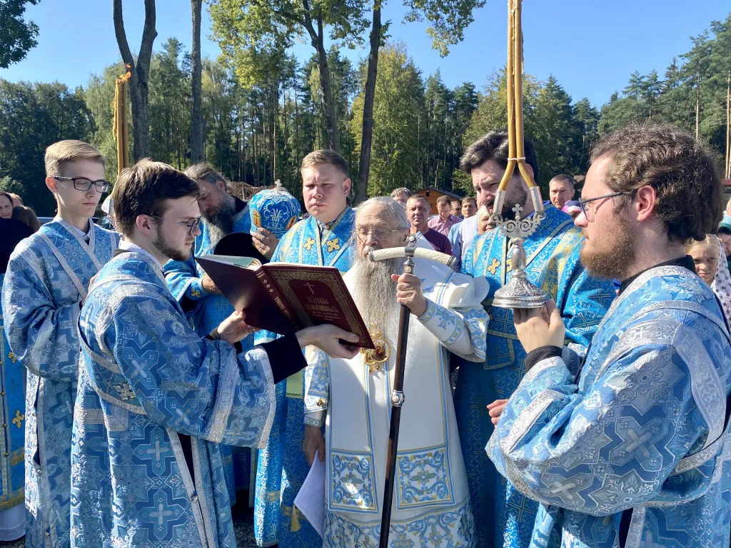 На подворье Данилова монастыря в честь иконы Божией Матери "Всецарица" встретили престольный праздник