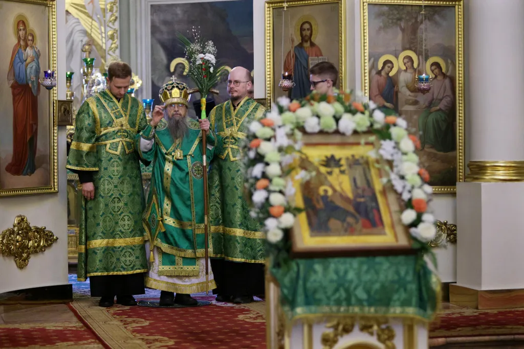 В праздник Входа Господня в Иерусалим в обители князя Даниила прошли торжественные богослужения