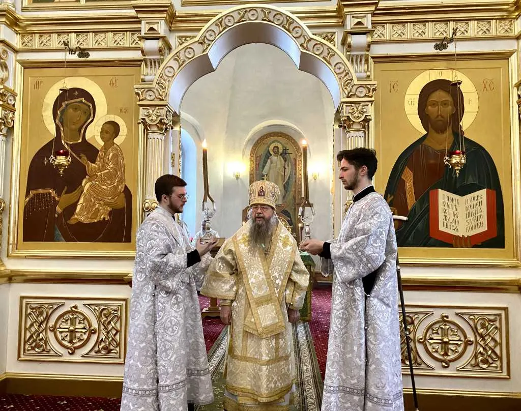 Епископ Алексий возглавил престольные торжества храма в честь Архистратига Михаила в селе Михеи