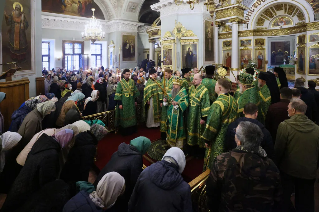 В праздник Входа Господня в Иерусалим в обители князя Даниила прошли торжественные богослужения
