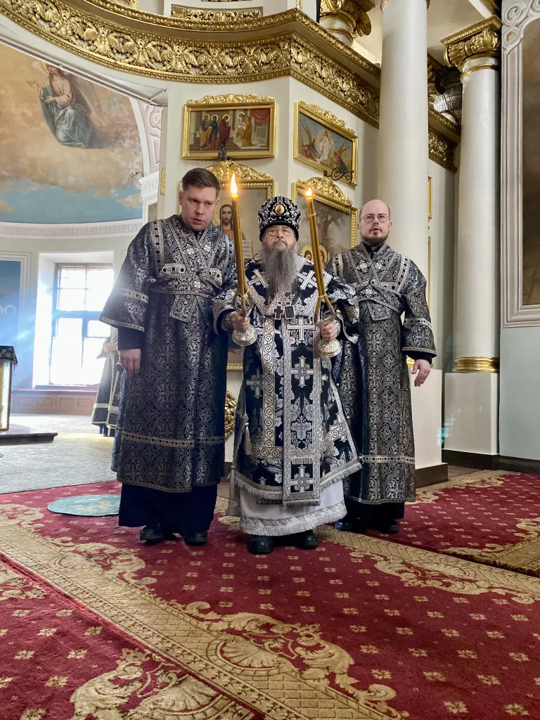 Литургия Преждеосвященных Даров в Даниловой обители в пятницу первой седмицы Великого поста