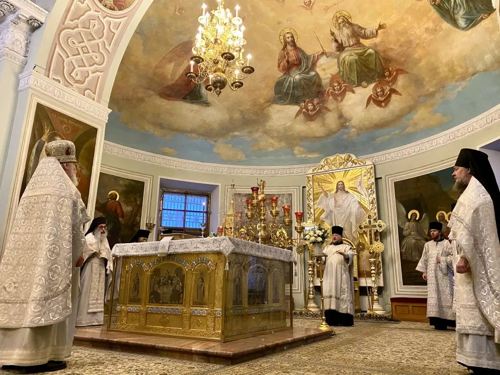 В Даниловой обители прошли торжественные богослужения Навечерия Рождества Христова