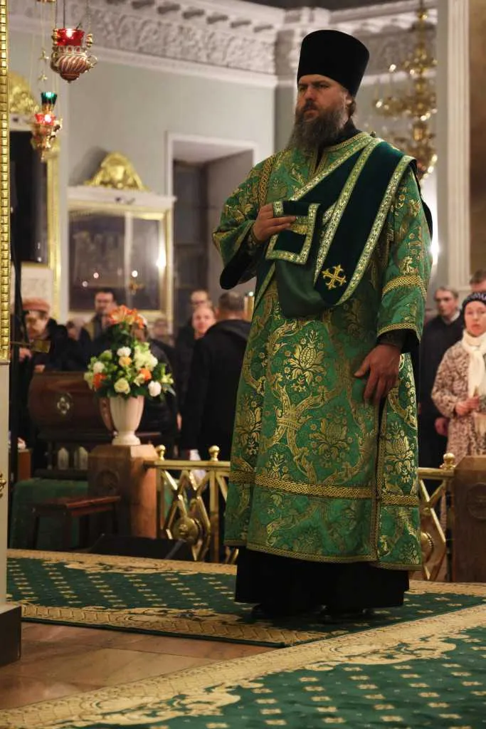 В Неделю сыропустную, день памяти благоверного князя Даниила Московского, Святейший Патриарх Кирилл совершил Литургию в Даниловом ставропигиальном монастыре