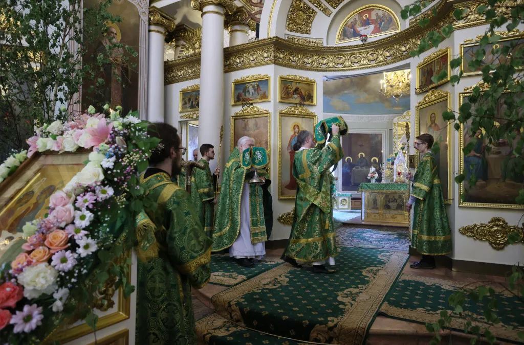 Обитель князя Даниила встретила праздник Святой Троицы