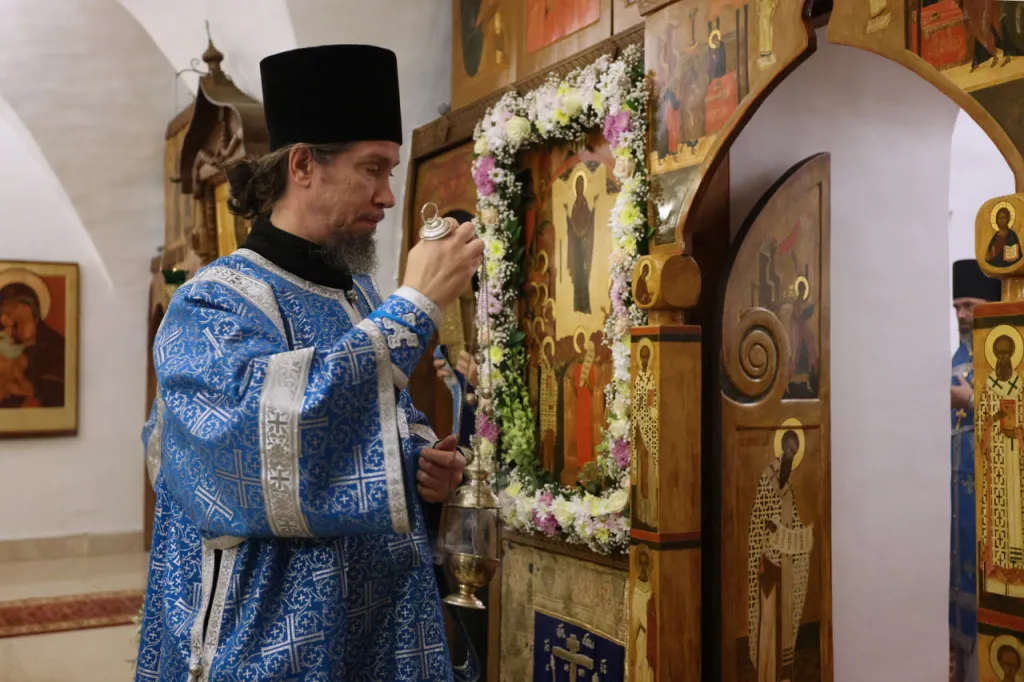 В Даниловом монастыре прошли торжественные богослужения праздника Покрова Божией Матери