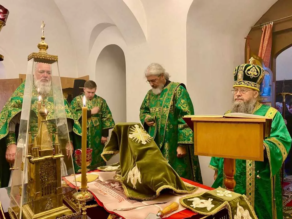 В Даниловой обители совершены богослужения в честь престольного праздника и начала индикта