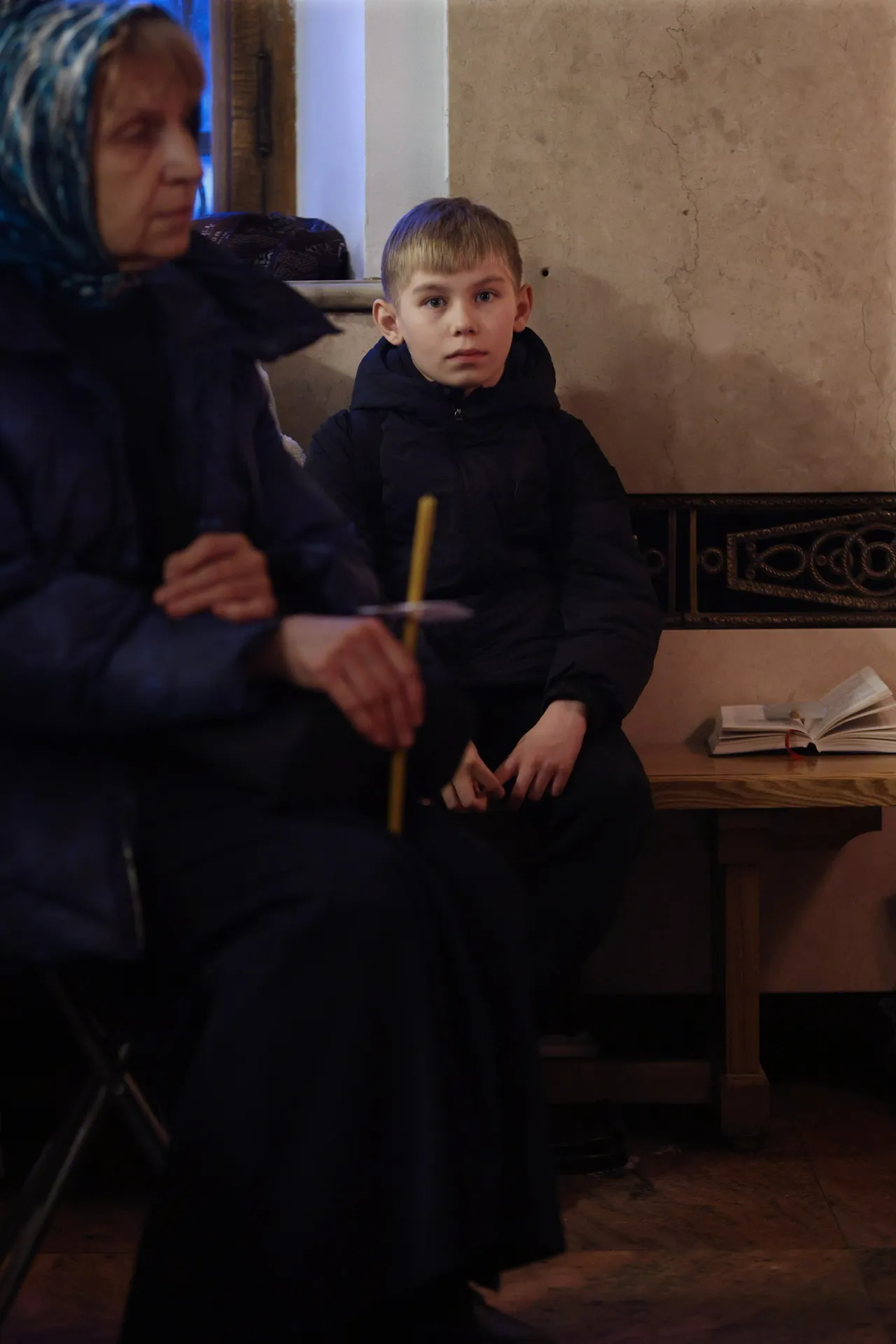 В Даниловом монастыре совершена утреня Великого Пятка с чтением двенадцати  Страстных Евангелий