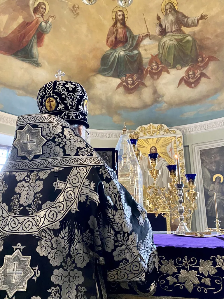Литургия Преждеосвященных Даров в Даниловой обители в пятницу первой седмицы Великого поста