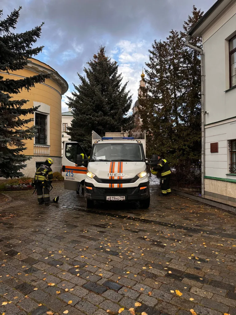 В Даниловом монастыре были проведены пожарно-тактические учения