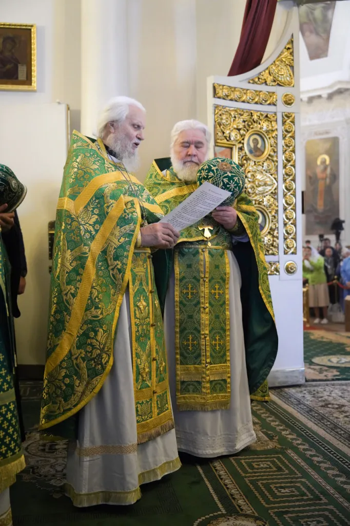 Святейший Патриарх Кирилл возглавил престольные торжества в Даниловом монастыре и совершил пресвитерскую хиротонию насельника обители