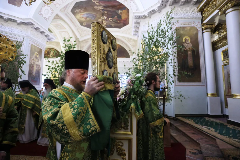 Обитель князя Даниила встретила праздник Святой Троицы