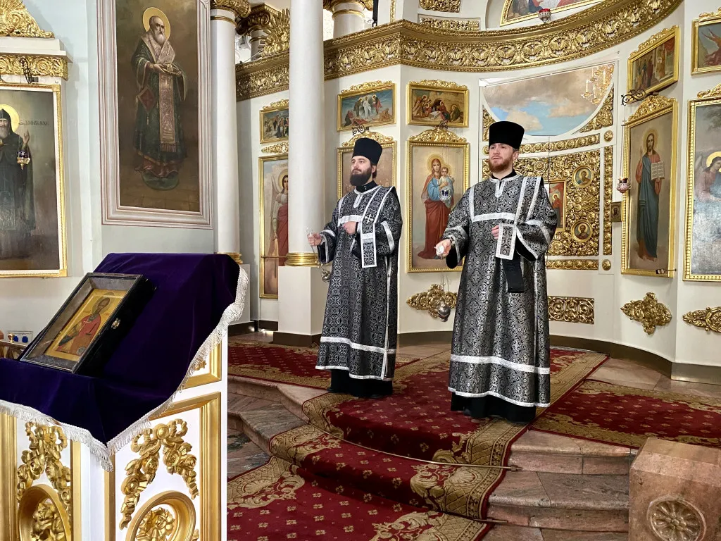 Литургия Преждеосвященных Даров в Даниловой обители в пятницу первой седмицы Великого поста