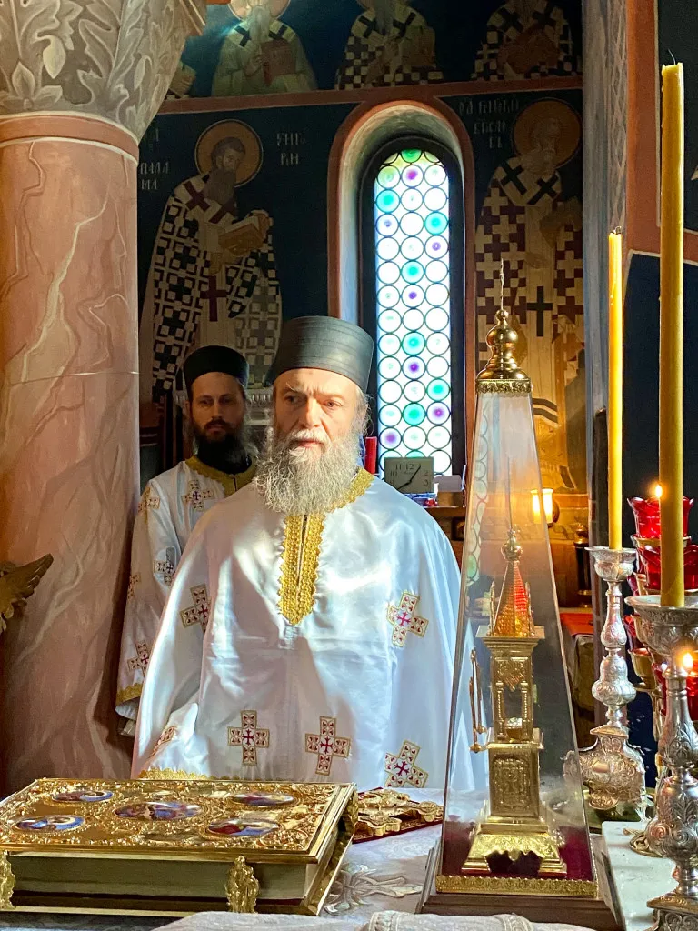 Епископ Алексий возглавил престольные торжества на Свято-Преображенском подворье Данилова монастыря