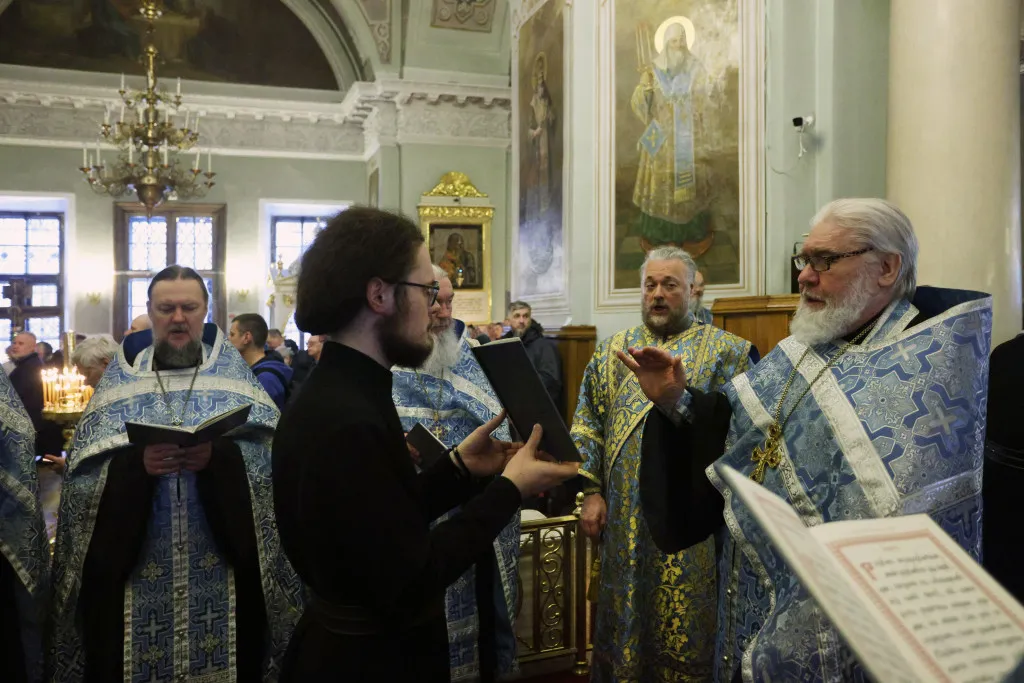 В обители князя Даниила совершена утреня с пением Акафиста Пресвятой Богородице