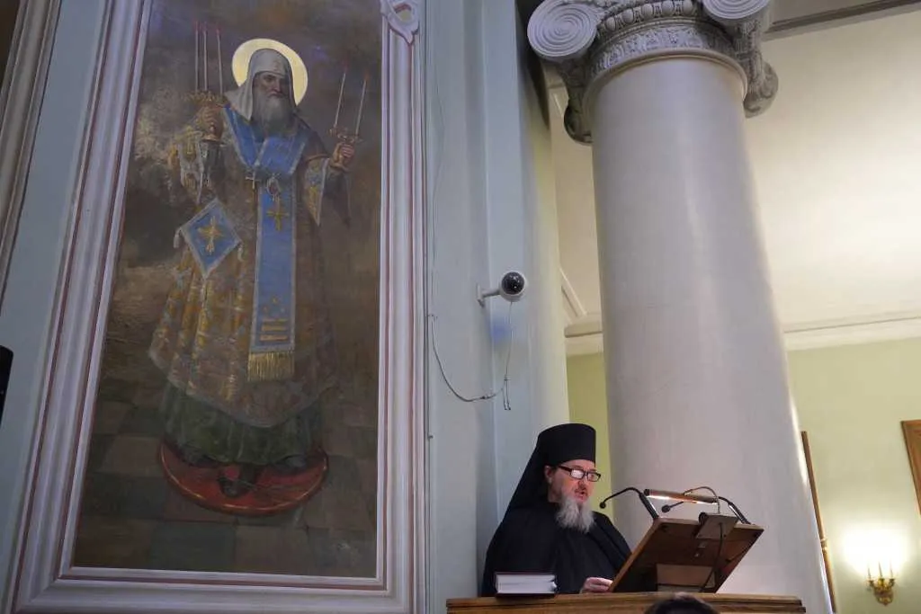 В Неделю сыропустную, день памяти благоверного князя Даниила Московского, Святейший Патриарх Кирилл совершил Литургию в Даниловом ставропигиальном монастыре