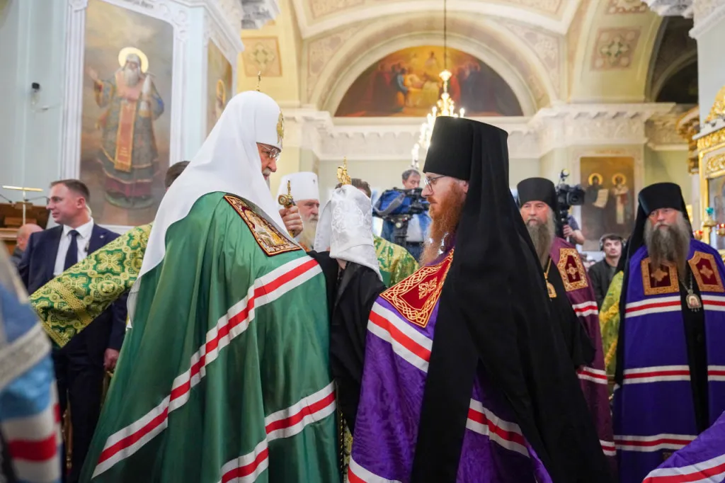 Святейший Патриарх Кирилл возглавил престольные торжества в Даниловом монастыре и совершил пресвитерскую хиротонию насельника обители