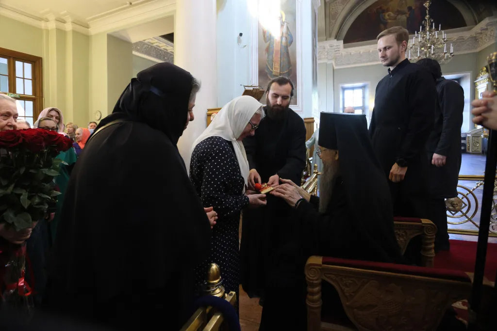 Сотрудники Даниловой обители поздравили епископа Алексия с Пасхой Христовой