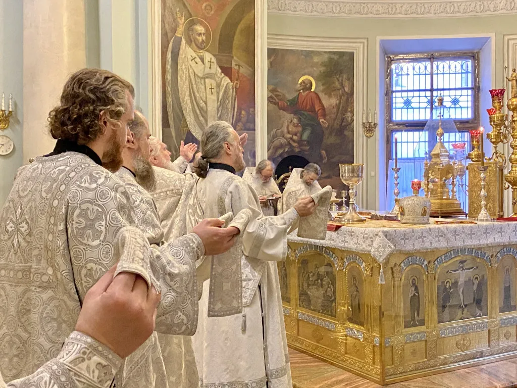 В Даниловой обители прошли торжественные богослужения Навечерия Рождества Христова