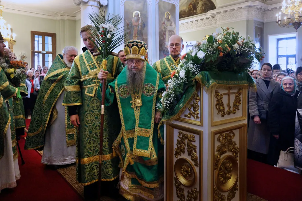 В праздник Входа Господня в Иерусалим в обители князя Даниила прошли торжественные богослужения