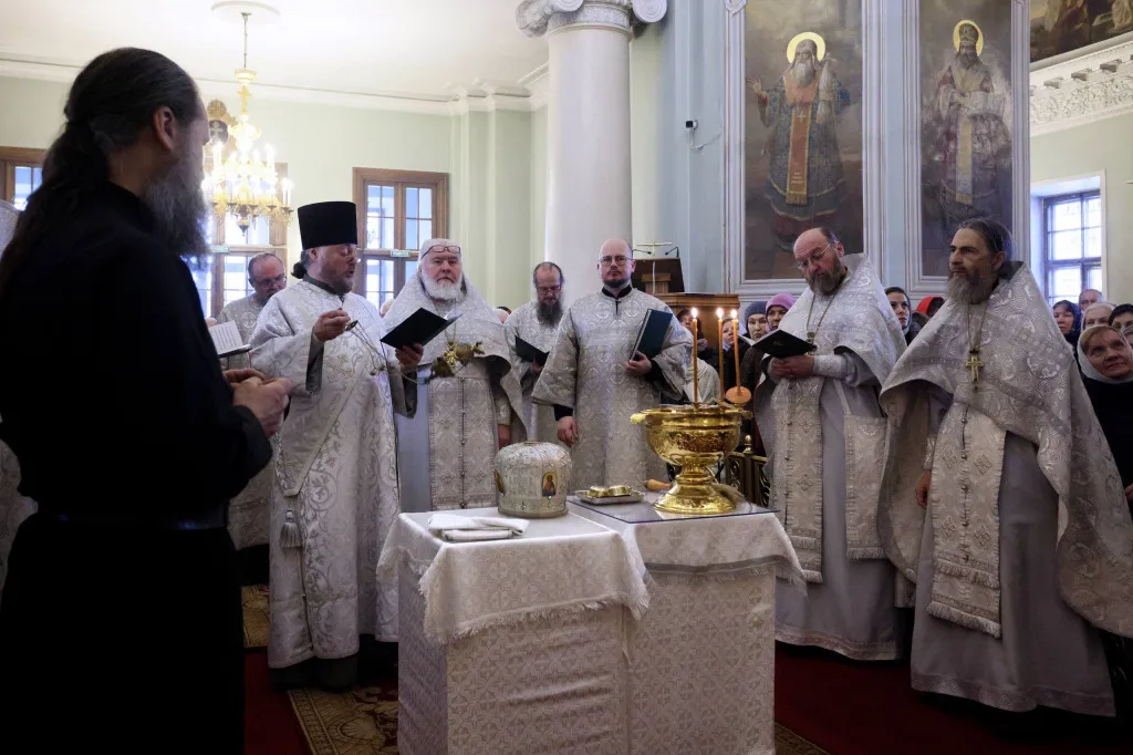 В Крещенский сочельник в Даниловом монастыре прошли торжественные богослужения