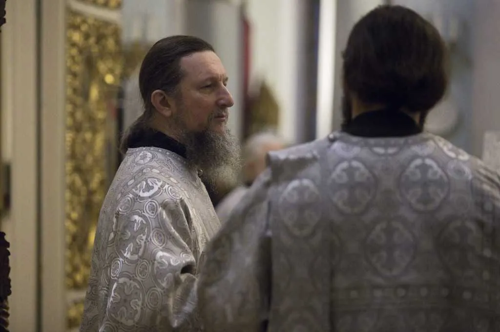 В Даниловом монастыре состоялось отпевание новопреставленного иеромонаха Луки (Филатова)