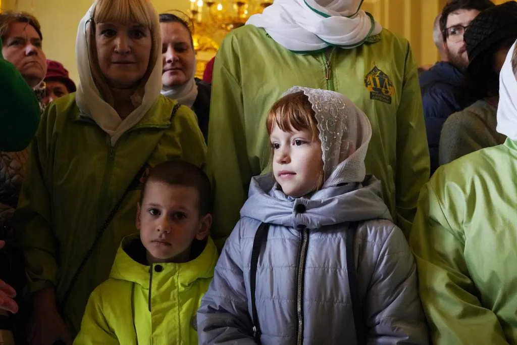 В Неделю сыропустную, день памяти благоверного князя Даниила Московского, Святейший Патриарх Кирилл совершил Литургию в Даниловом ставропигиальном монастыре