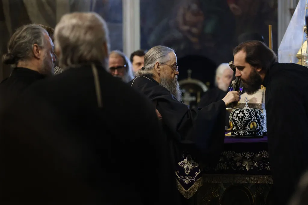 В среду первой седмицы Великого поста епископ Алексий совершил Литургию Преждеосвященных Даров