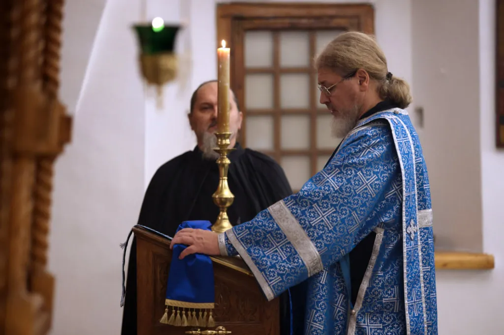 В Даниловом монастыре прошли торжественные богослужения праздника Покрова Божией Матери