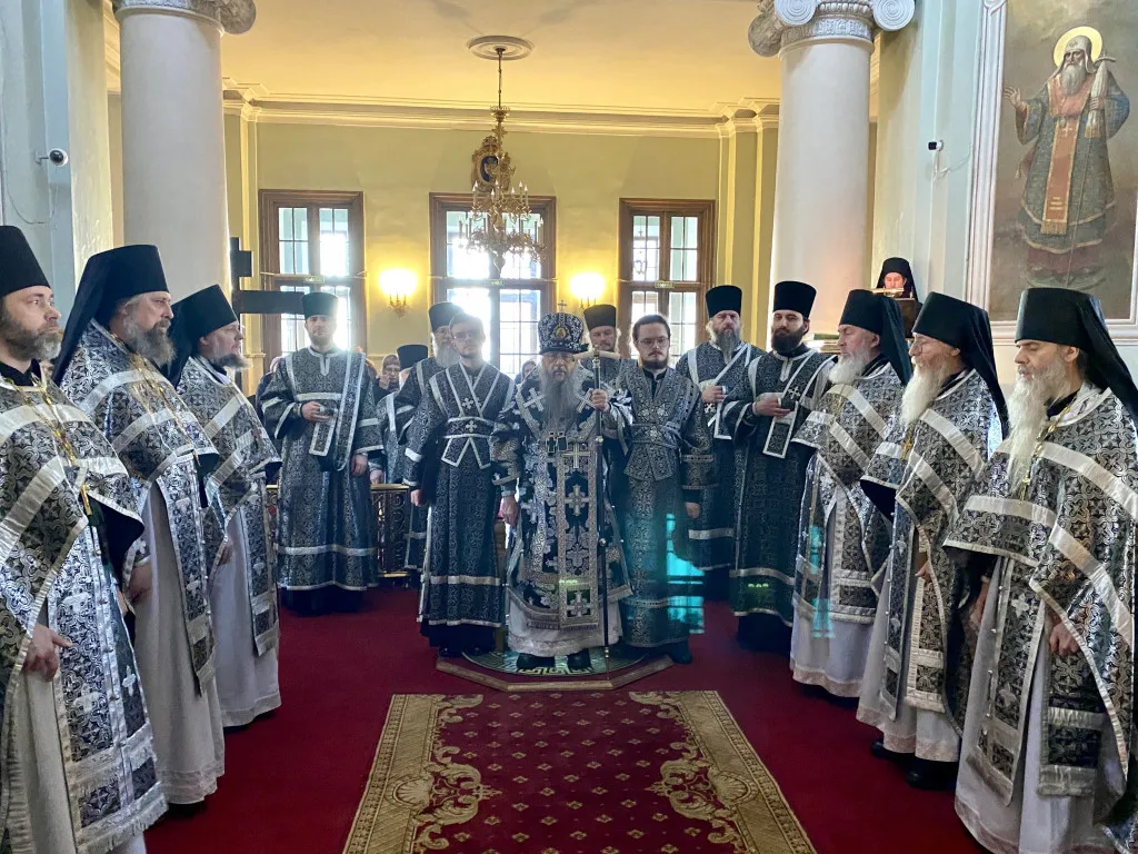 Литургия Преждеосвященных Даров в Даниловой обители в пятницу первой седмицы Великого поста