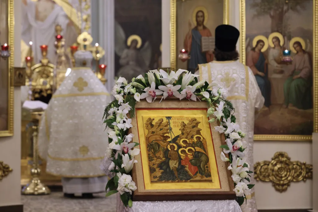 Данилова обитель встретила праздник Крещения Господня