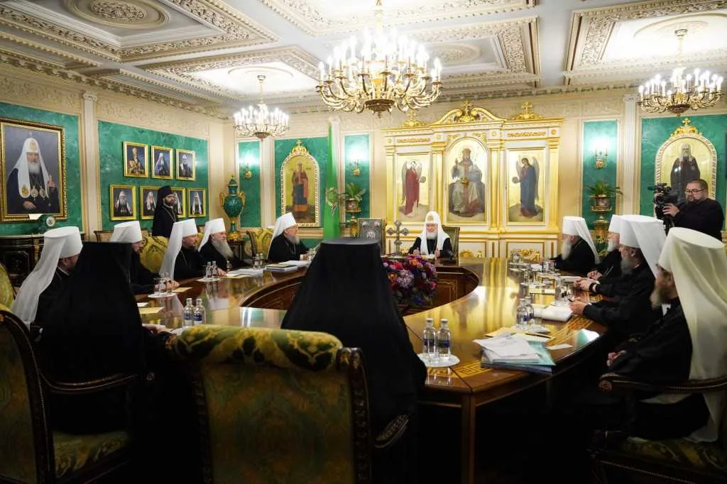 Святейший Патриарх Кирилл возглавил первое в 2023 году заседание Священного Синода