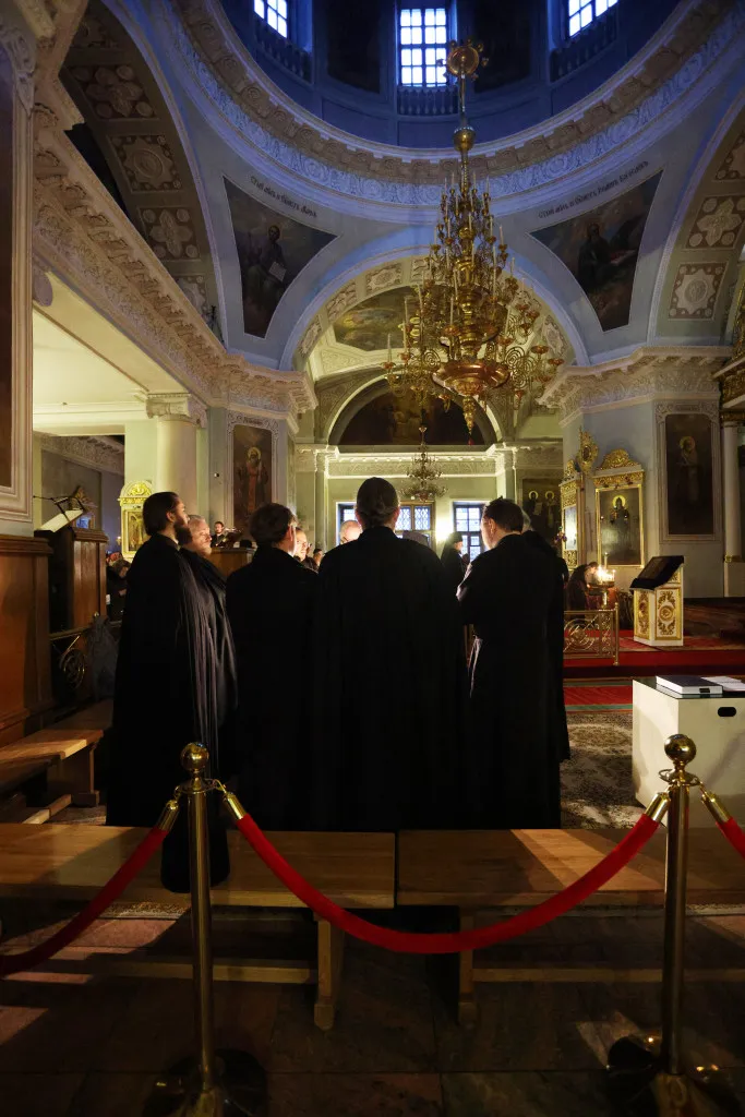 В среду первой седмицы Великого поста епископ Алексий совершил Литургию Преждеосвященных Даров