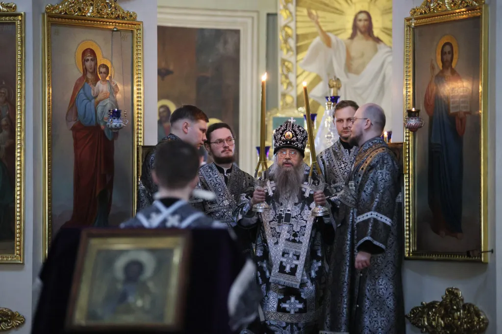 В среду первой седмицы Великого поста епископ Алексий совершил Литургию Преждеосвященных Даров