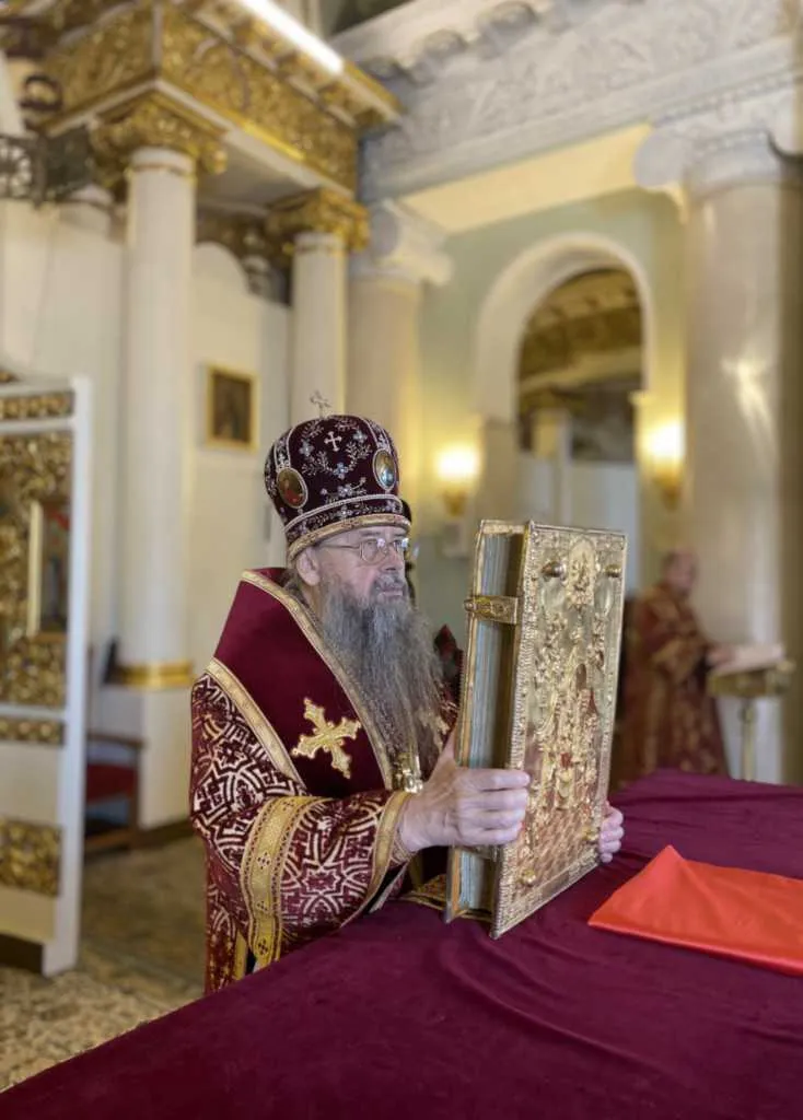 В Даниловом монастыре прошли торжественные богослужения праздника Воздвижения Креста Господня