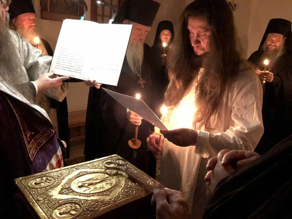 В Даниловом монастыре совершен монашеский постриг