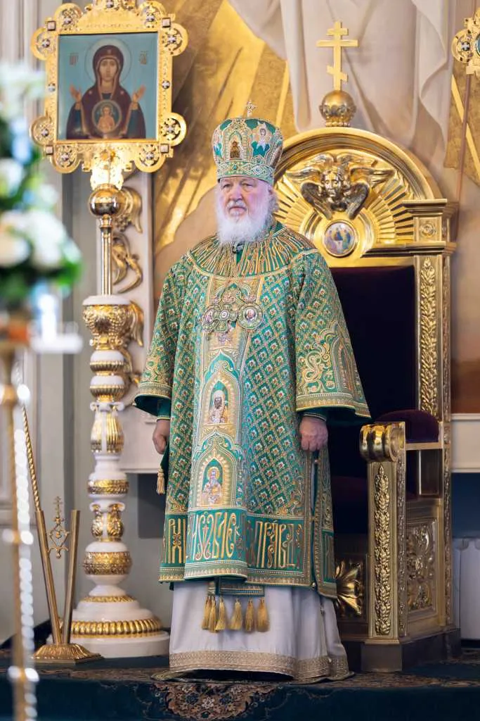 В Неделю сыропустную, день памяти благоверного князя Даниила Московского, Святейший Патриарх Кирилл совершил Литургию в Даниловом ставропигиальном монастыре