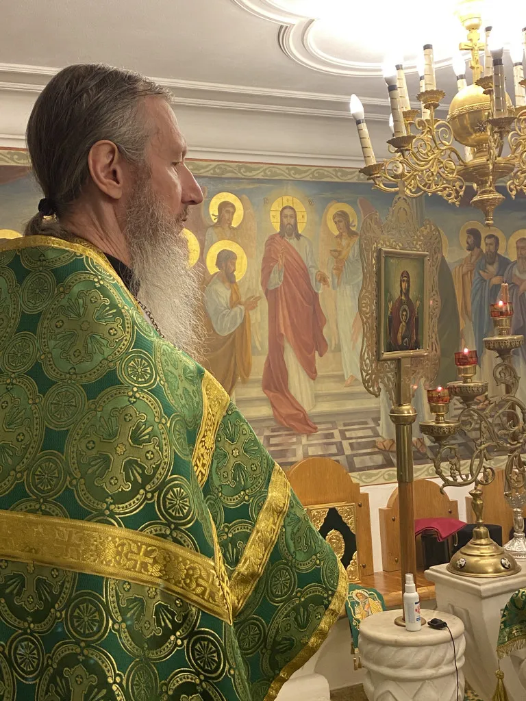 В день памяти преподобного Серафима Саровского епископ Алексий совершил Литургию в Даниловом монастыре