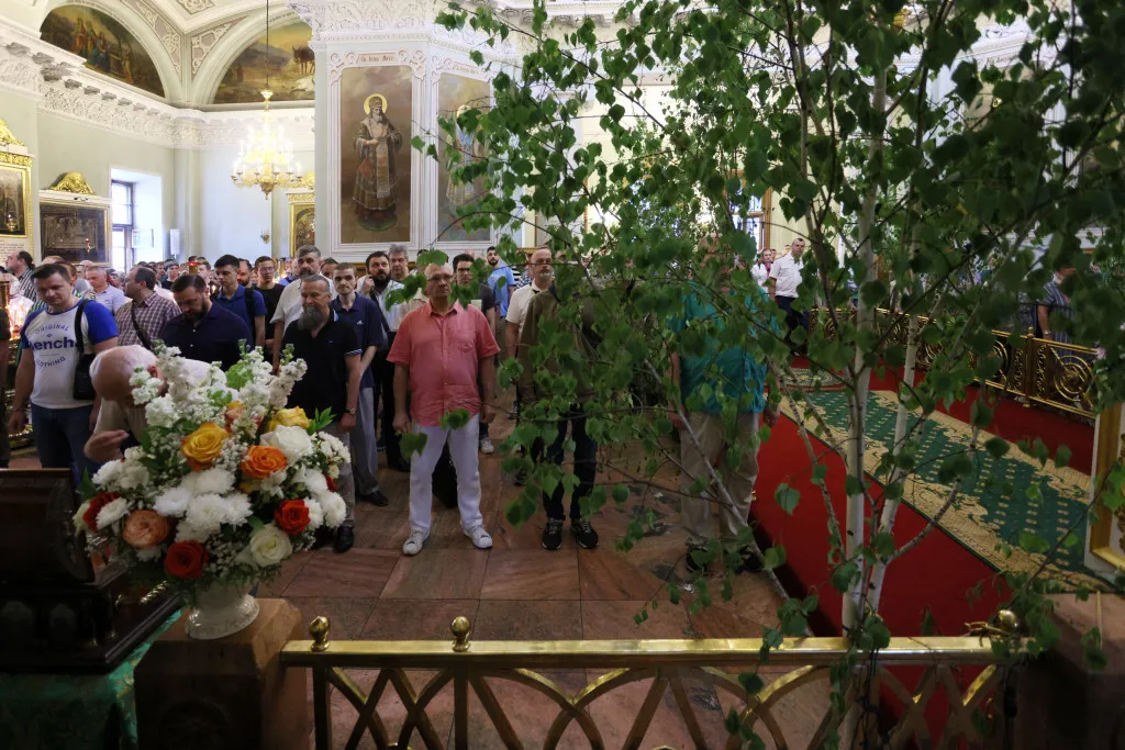 Обитель князя Даниила встретила праздник Святой Троицы