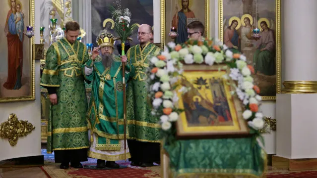 В праздник Входа Господня в Иерусалим в обители князя Даниила прошли торжественные богослужения