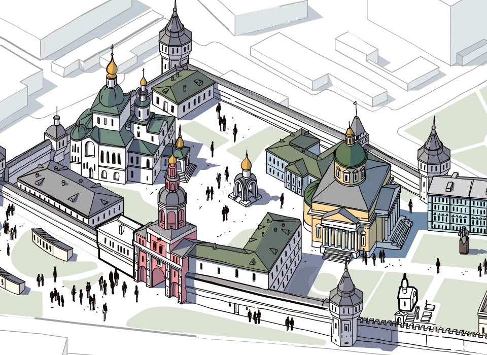 Интерактивная карта монастыря
