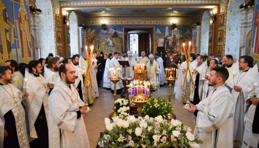 Епископ Солнечногорский Алексий принял участие в отпевании епископа Виктора (Пьянкова)
