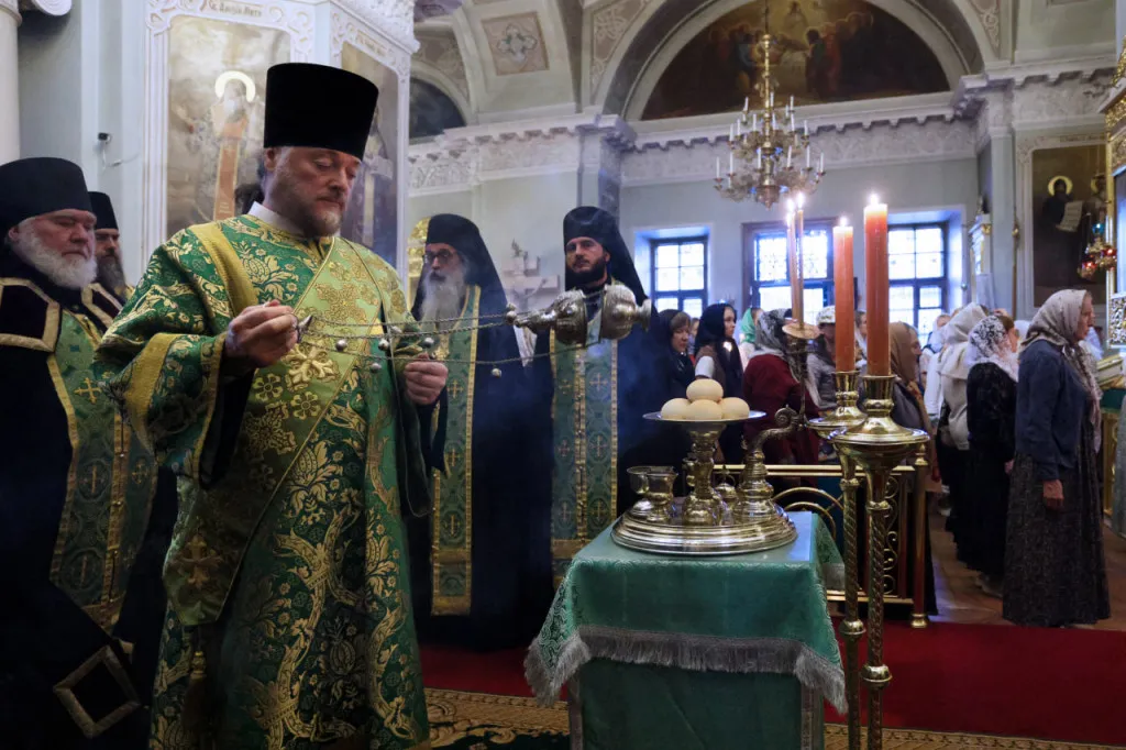 Святейший Патриарх Кирилл возглавил престольные торжества в Даниловом монастыре и совершил пресвитерскую хиротонию насельника обители