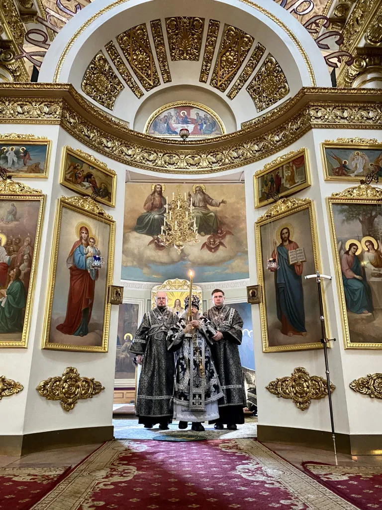 Литургия Преждеосвященных Даров в Даниловой обители в пятницу первой седмицы Великого поста