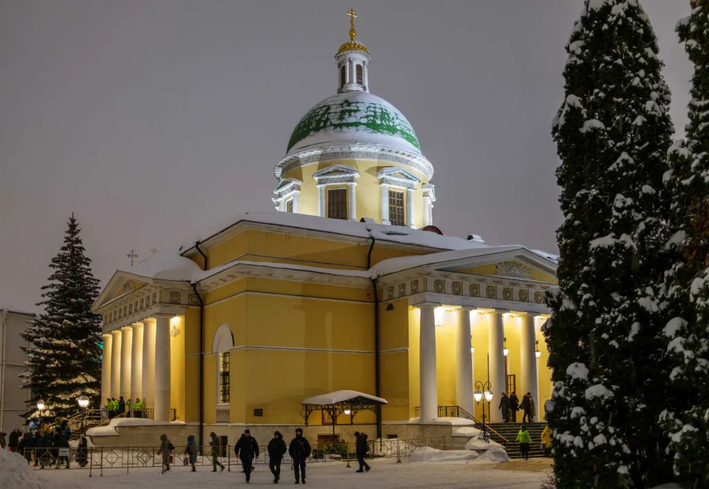 В среду первой седмицы Великого поста Святейший Патриарх Кирилл совершил повечерие с чтением Великого канона прп. Андрея Критского в Даниловом монастыре